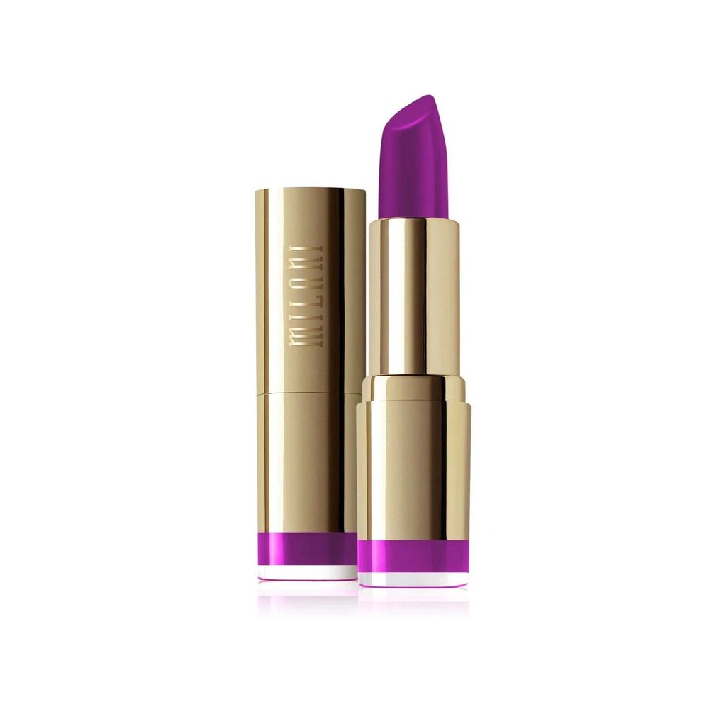 Milani Color Statement Matte Lipstick 65 MATTE GLAM, vibrant, deep grape purple